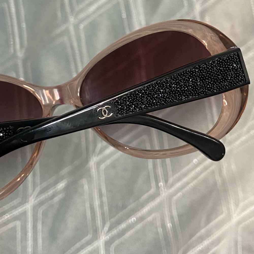 Chanel Sunglasses designer brand luxury cc logo pink black authentic - Picture 2 of 13
